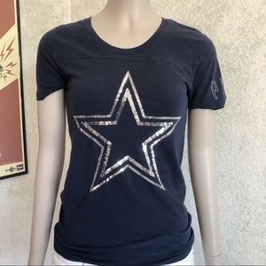 🔥BOGO FREE VS Pink Dallas Cowboys sequin tee